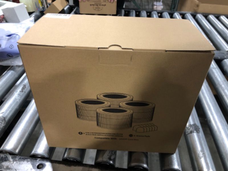 Photo 1 of HSIAMEN Core Mini Replacment Filter Compatible with LEVOIT Core Mini Air Purifier Core-Mini-P, 3-in-1 H13 True HEPA, Compared to # Core Mini-RF Filter Replacement Core Mini-P-RF, 4-Pack