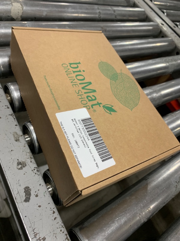 Photo 1 of bioMat 3 Gallon Compost Bags, 125 Count, BPI Certified ASTM D6400, Tear Resistant & Leak Proof, Compostable Trash Bags