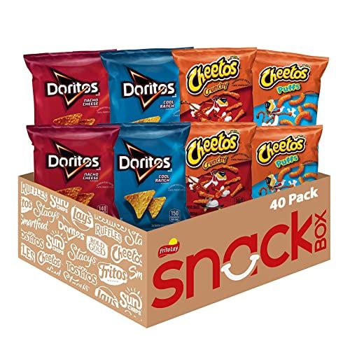 Photo 1 of Frito-Lay Doritos & Cheetos Mix (40 Count) Variety Pack
