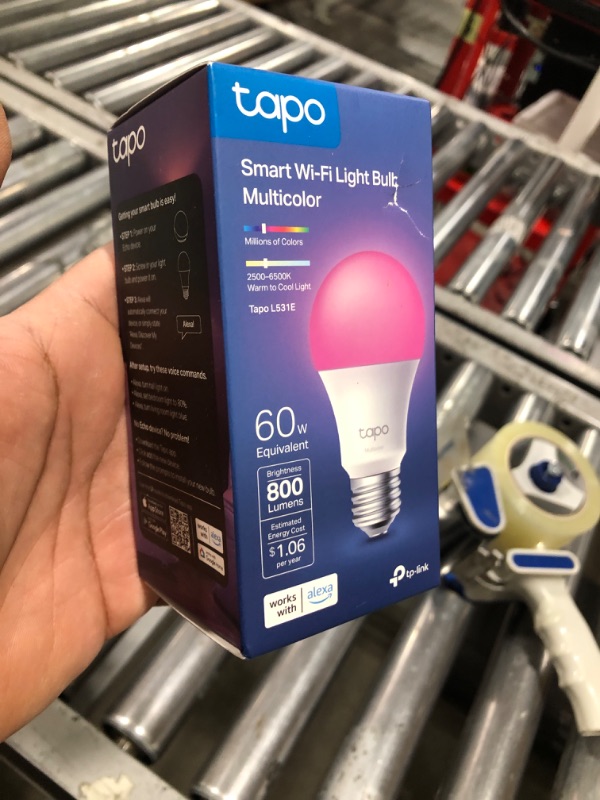 Photo 2 of TP-Link Tapo L531E Smart Wi-Fi Light Bulb (Multicolor)