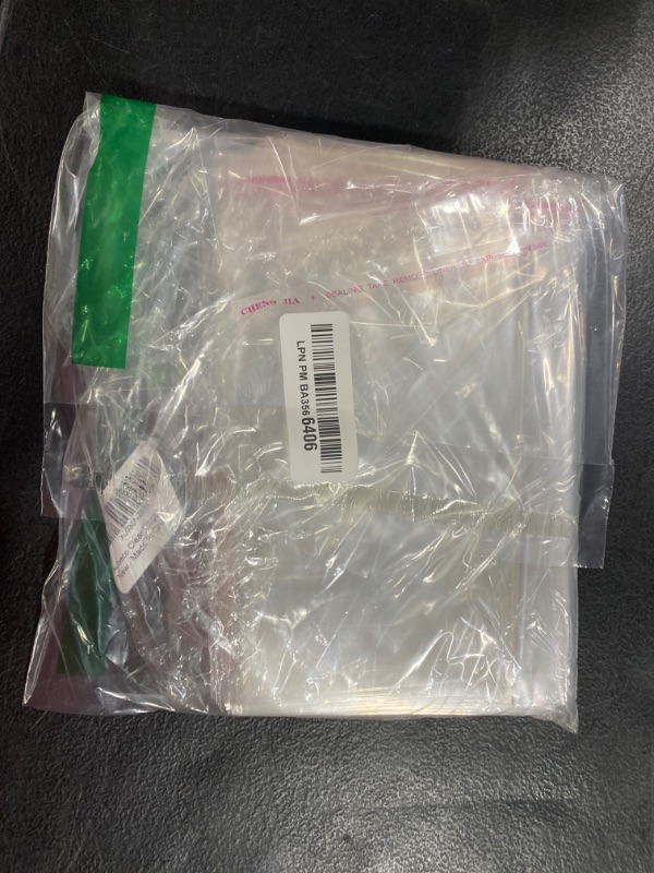 Photo 2 of 240pcs 5x7 inch Clear Cellophane Bags, Self Sealing Cookie Bags, Clear Plastic Bags for Bakery Packaging, Decorative Wrappers - FDA Food Safety Treat Bags