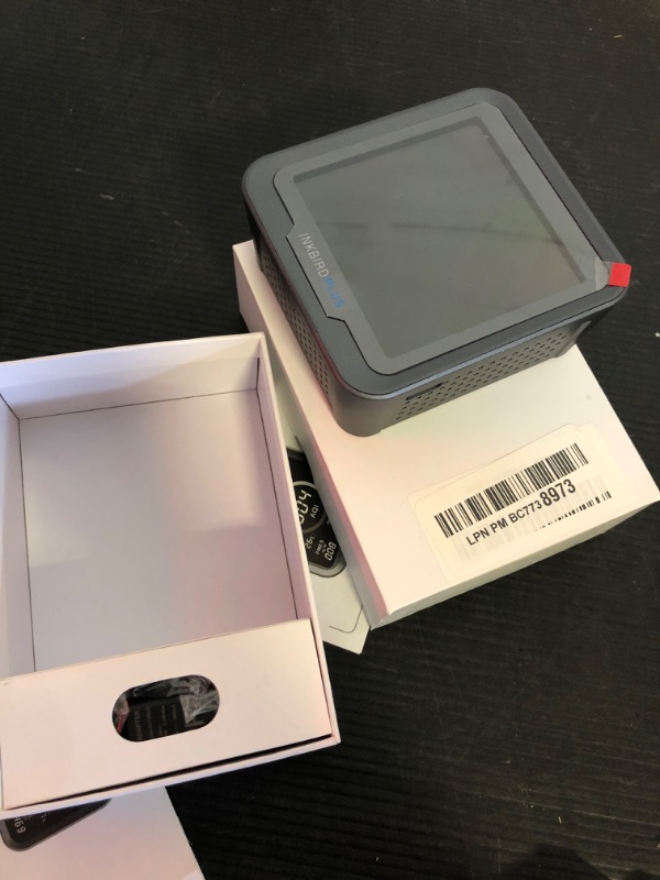 Photo 1 of INKBIRDPLUS 6-in-1 Indoor Air Quality Monitor, Detects CO2, PM2.5, PM10, AQI, Temperature and Humidity with Alarm, for Rooms, Cellars, Grow Tents, Offices, etc. (PTH-9A)