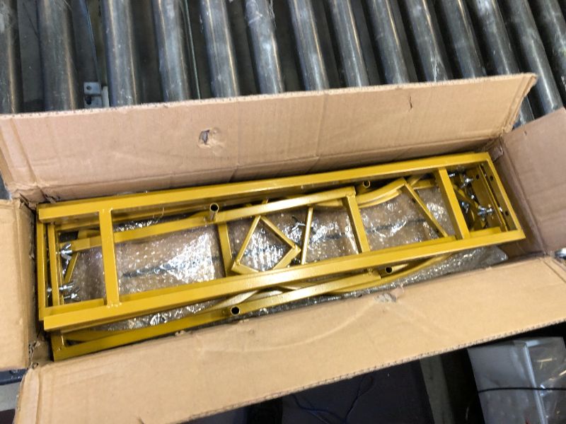 Photo 1 of ZpigToor 5FT Double Arch Backdrop Stand Metal Open Arch Backdrop Frame U Shaped Wedding Arches for Ceremony Baby Shower Garden Birthday Party Decoration