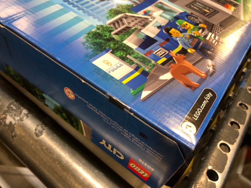 Photo 3 of -factory sealed- LEGO® City 60316 Police Station Toy Building Set with Police and Crook Minifigures