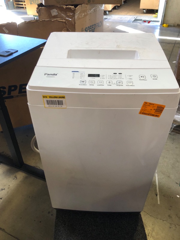 Photo 2 of 1.70 cu. ft. 11 lbs. Capacity White Top Load Washing Machine Portable Compact Washer
