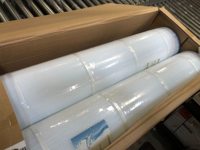 Photo 2 of Savener SV-7495 Swimming Pool and Spa Replacement Filter Cartridge Replaces for Unicel-7495 125Sq.ft Filbur FC-1296 PA126 Hayward SwimClear C5020,5000, CX1260RE Darlly 71253 4 Pack