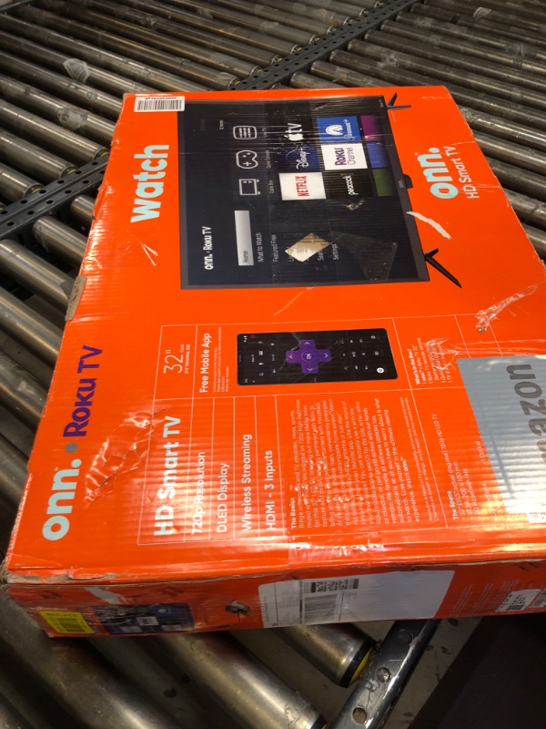 Photo 1 of Onn 32-Inch Class HD LED Smart TV 720p Resolution, 60 Hz Refresh Rate, DLED Display, Wireless Streaming, 100012589 (Renewed)