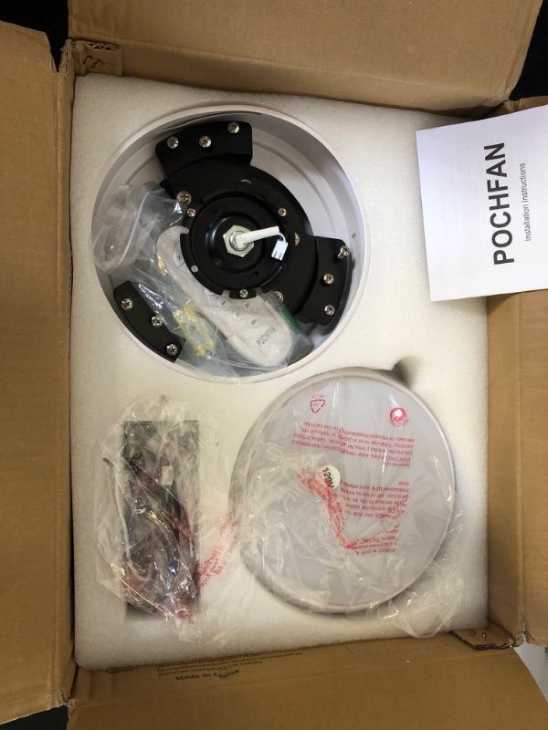 Photo 1 of Flush Mount Ceiling Fans With Light and Remote 42 Inch