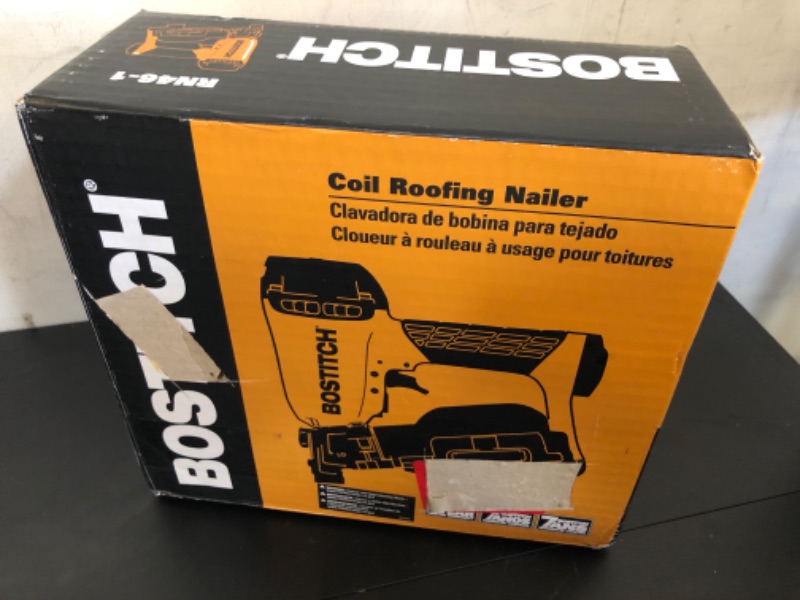 Photo 2 of BOSTITCH Coil Roofing Nailer, 1-3/4-Inch to 1-3/4-Inch (RN46)