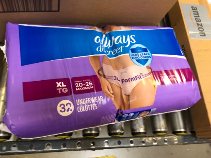 Photo 2 of Always Discreet Incontinence Underwear Women's - Maximum Protection XL 32 PACK