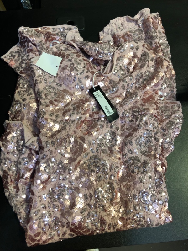 Photo 1 of Betsy Adam Womens Sequined Midi Evening Dress SIZE 8