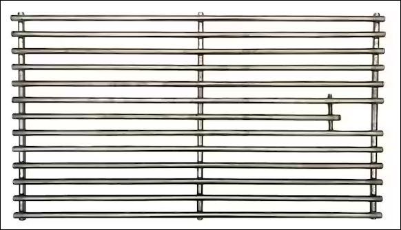 Photo 1 of 18.8 in. x 10.47 in. Stainless Steel Cooking Grid with Hole
