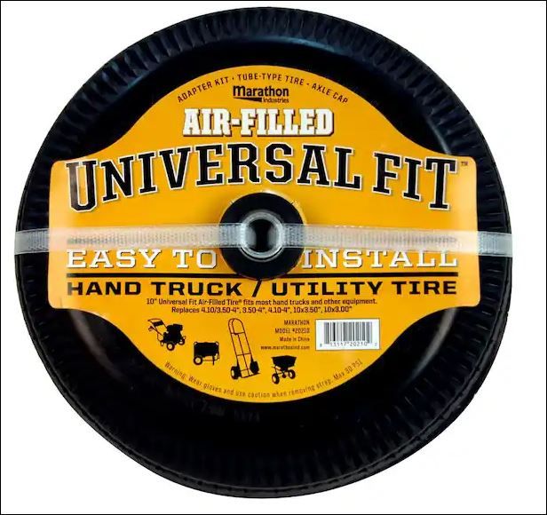 Photo 1 of 10.5 in. Pneumatic Universal Hand Truck Wheels
