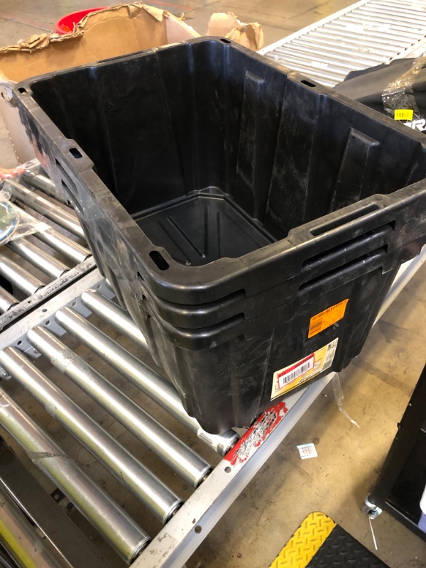 Photo 1 of *no lids* 3 27 gal storage totes