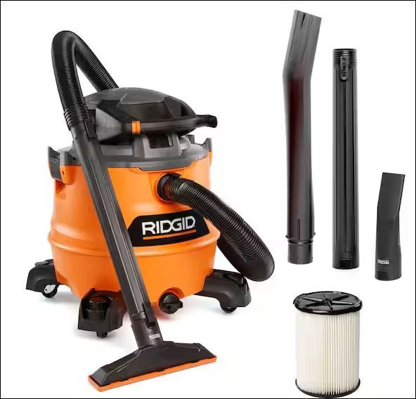 Photo 1 of 16 Gallon 6.5 Peak HP NXT Shop Vac Wet Dry Vacuum with Detachable Blower, Filter, Locking Hose and Accessories
