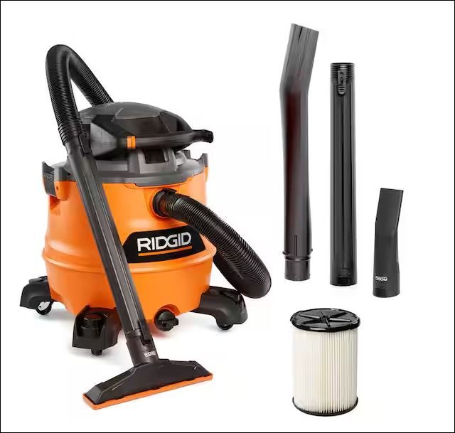 Photo 1 of 16 Gallon 6.5 Peak HP NXT Shop Vac Wet Dry Vacuum with Detachable Blower, Filter, Locking Hose and Accessories
