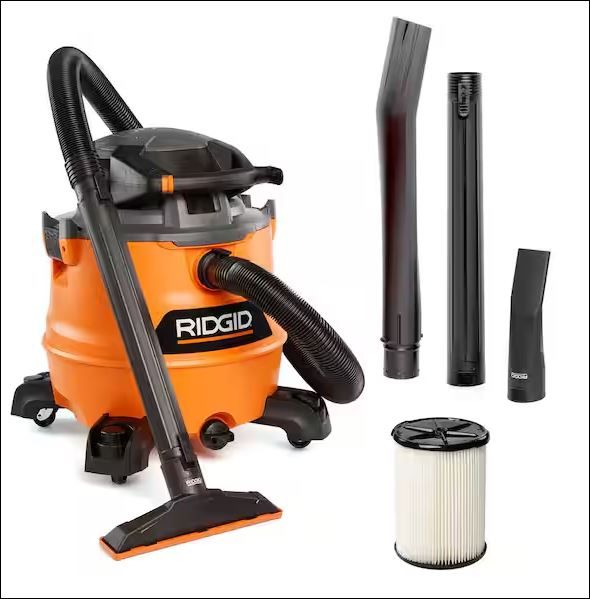 Photo 1 of 16 Gallon 6.5 Peak HP NXT Shop Vac Wet Dry Vacuum with Detachable Blower, Filter, Locking Hose and Accessories
