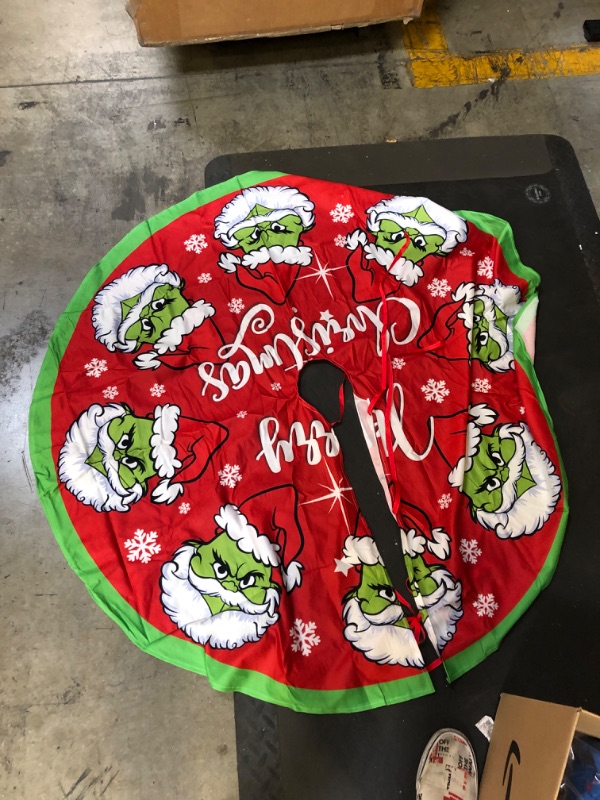 Photo 1 of grinch christmas tree skirt