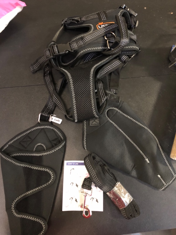 Photo 1 of LISPOO Dog Knee Brace for Torn Acl Hind Leg, Luxating Patella, Cruciate Ligament, Dog Acl Knee Brace Support Back Leg with Arthritis Pain, Acl Brace for Dogs Rear Leg (L)