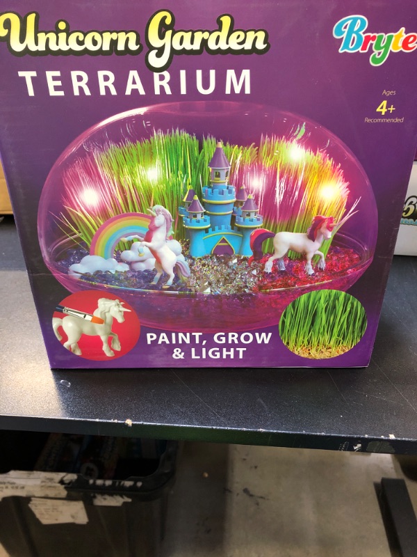 Photo 2 of Bryte Unicorn Terrarium Kit for Kids