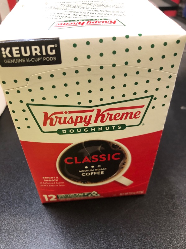 Photo 2 of  KRISPY KREME Smooth CLASSIC  K-Cup  COFFEE  (12 Pods) 