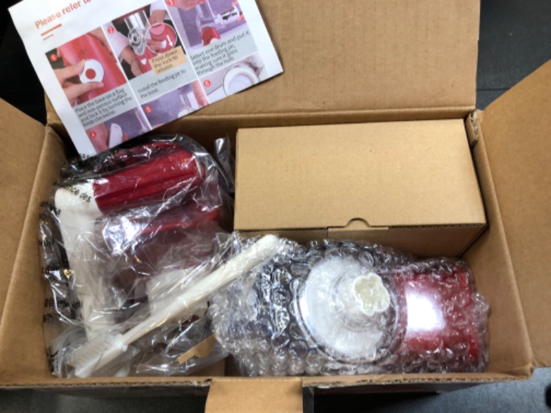 Photo 1 of Rotary Cheese Grater Shredder Chopper Round Tumbling Box Mandoline Slicer Nut Grinder for Vegetable