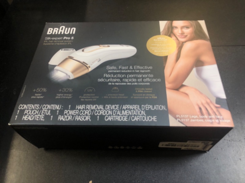 Photo 3 of Braun Silk Expert Pro 5 PL5137 IPL Permanent Hair Removal System