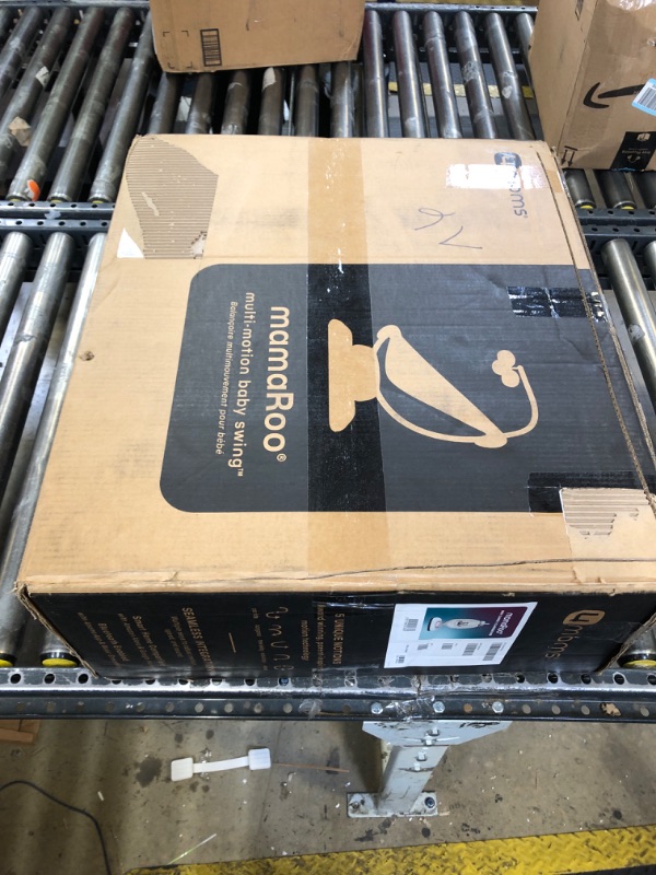 Photo 1 of 4moms MamaRoo Multi-Motion Baby Swing, Bluetooth Enabled with 5 Unique Motions, Grey Gray MODEL 1046