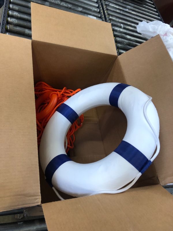 Photo 2 of 20 inch/50cm Pool Safety Throw Ring Life Preserver Ring Buoy