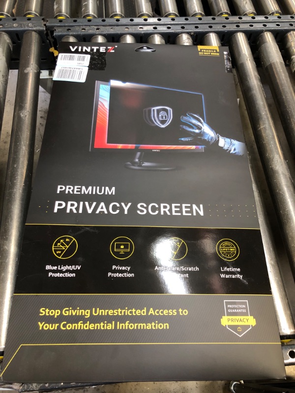 Photo 2 of 32.0 Inch Computer Privacy Screen Filter - 16:9 Aspect Ratio for Widescreen Computer Monitor - Anti-Glare - Anti-Scratch Protector Film for Data Confidentiality