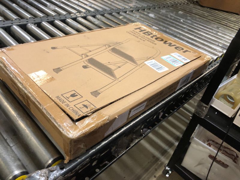 Photo 1 of HBTower 2 Step Ladder, Step Stool for Adults,2 Step Ladder Folding Step Stool,330 lbs Capacity with Wide Anti-Slip Pedal Ergonomic Design