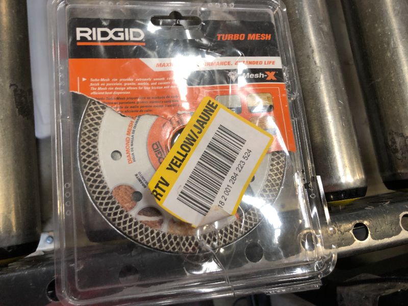 Photo 2 of RIDGID 5 in. Turbo Mesh Rim Diamond Blade