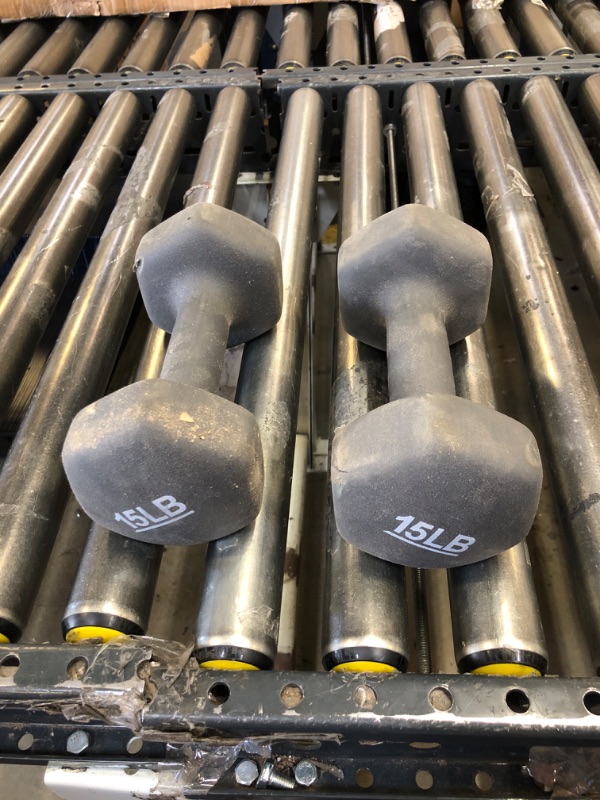 Photo 1 of 15 Lb Dumbell, Pair