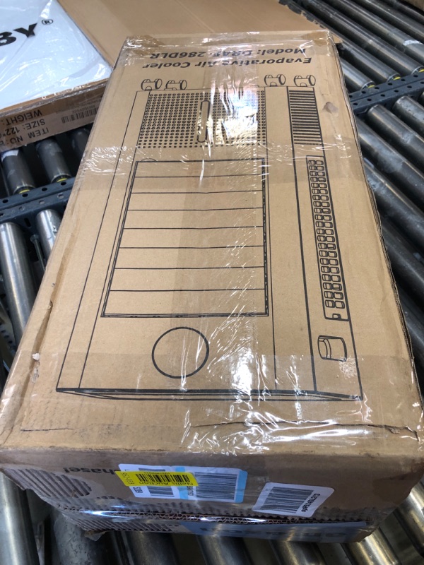 Photo 1 of Windowless Portable Air Conditioner, 12H Timer & 2-Gal Tank, 3-IN-1 Portable AC Unit with Remote, 75°Oscillation, 3 Modes & 3 Speeds, Ultra-Quiet 24" Ventless Swamp Cooler for Room Home Office