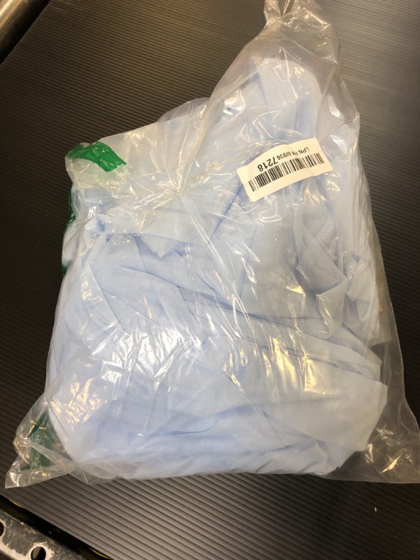Photo 1 of Baby Blue Backdrop Curtains 2 Panels 5×10ft Sheer 