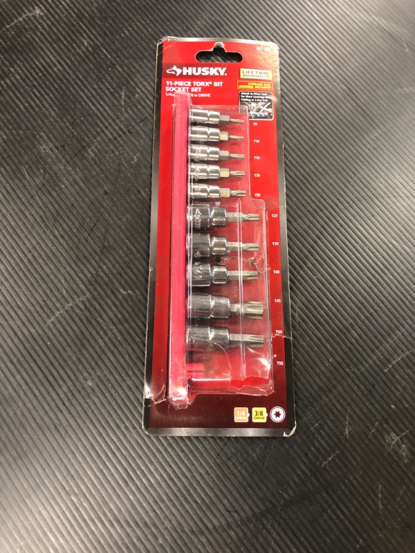 Photo 2 of 1/4 and 3/8 in. Drive Torx Bit Socket Set (11-Piece)