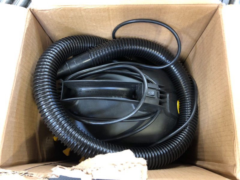 Photo 2 of 2.5 Gallon 1.75 Peak HP Small Shop Vac Wet Dry Vacuum with Filter Bag, Hose, Utility Nozzle and Car Nozzle Attachments