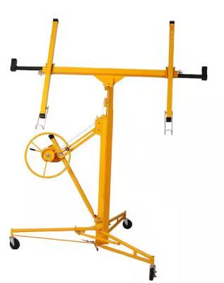 Photo 1 of 11 ft. Drywall Panel Hoist Jack Lifter Drywall Lift Panel Lift in Yellow


