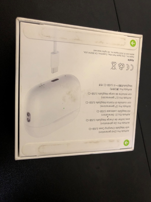 Photo 3 of Apple AirPods Pro (2nd Generation) Wireless Ear Buds with USB-C Charging