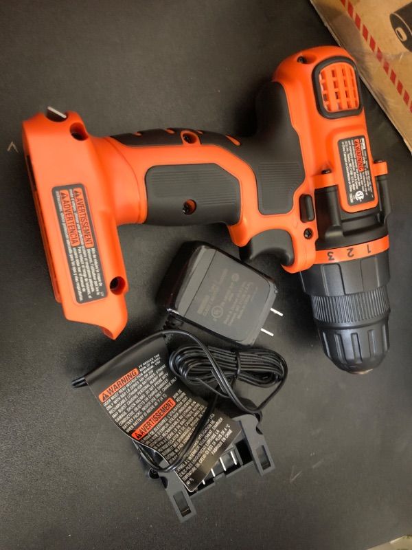 Photo 2 of BLACK+DECKER 20V MAX Cordless Drill and Driver----Battery not included