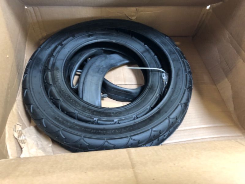 Photo 2 of 12.5'' Front and 16'' Back Wheel Replacement Inner Tubes and Tires for BoB Stroller Tire Tube Revolution SE/Pro/Flex/SU/Ironman - Made from BPA/Latex Free Premium Quality Butyl Rubber