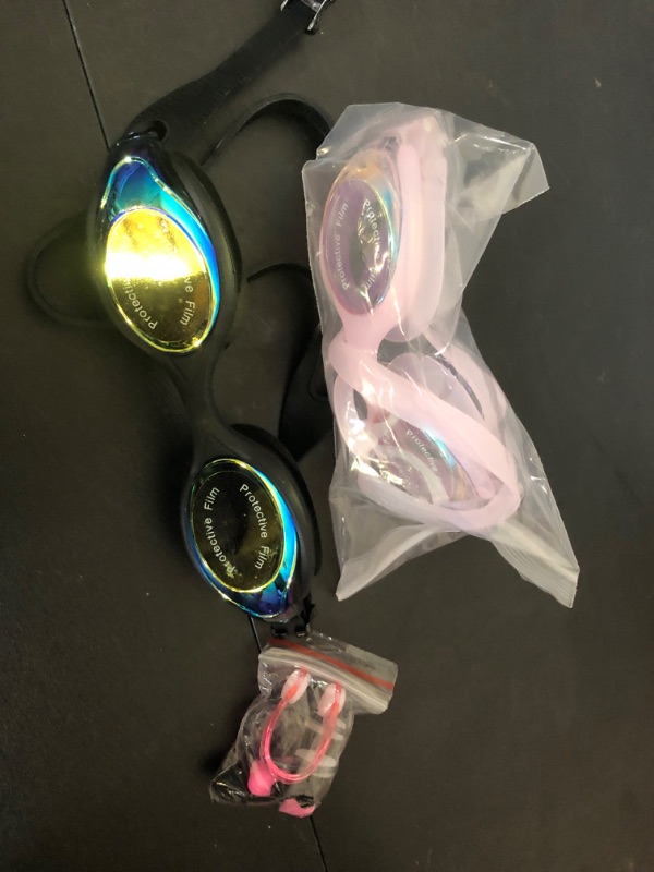 Photo 1 of Kids Swim Goggles - 2 Pack Swimming Goggles Anti Fog No Leaking For Kids Age 3-15