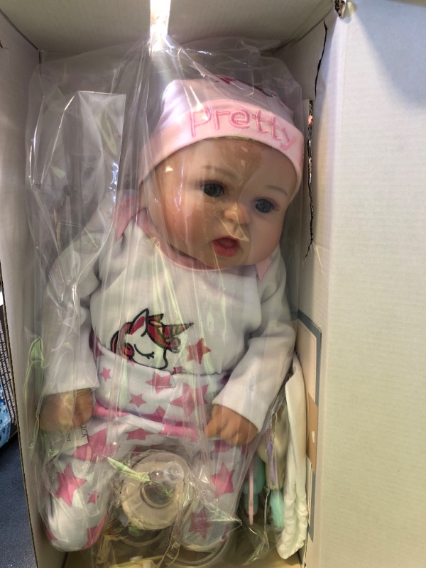 Photo 2 of BABESIDE Reborn Baby Dolls - Bailyn, 20 Inch Baby Girl Reborn Dolls That Look Real Realistic Newborn Baby Dolls, Real Life Baby Dolls Baby Toy for Children Girls Boys Kids Age 3+