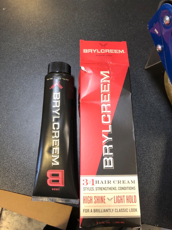 Photo 3 of Brylcreem 3-in-1 Original High Shine Men's Hair Cream for Styling, Strengthening, and Conditioning, Alcohol-Free, 5.5 Ounce