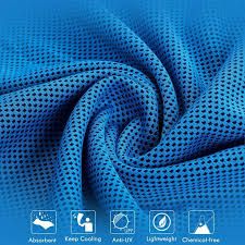 Photo 1 of Your Choice Cooling Towels for Neck and Face (12''x40'') - Workout, Gym, Fitness, Golf, Yoga, Camping, Sports Towel for Sweat Instant Cooling Towels for Neck BLUE