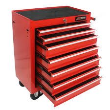 Photo 1 of 7-Drawer Rolling Tool Cart Cabinet With Keyed Locking System High Capacity Tool Storage Cabinet Organizer With Wheels MISSING THE KEYS FOR THE DRAWERS SO IT IS LOCKED
