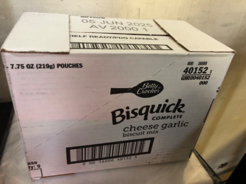 Photo 2 of  Bc Bisq Cmplt Biscuit Mix Cheese Garlic, 9 Pk---EXP DATE 06/2025
