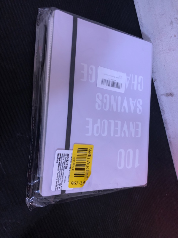 Photo 2 of 100 Envelopes Money Saving Challenge Binder with Pre-Printed Numbers with 1-100, A5 Money Saving Binder with Envelopes for Cash and Card, and Budget Planner to Save $5,050 (Macaron Purple)