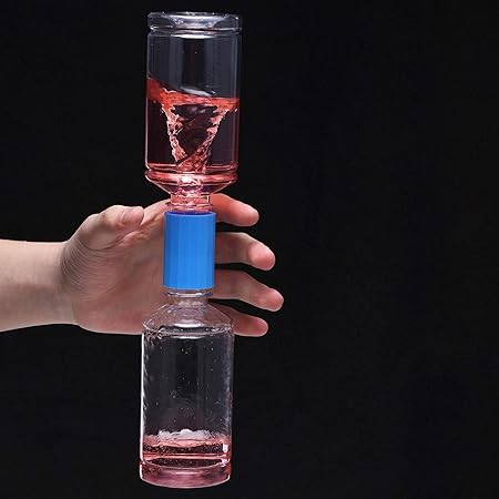 Photo 1 of 18 Pieces Tornadoes in A Bottle, Plastic Tornado Bottle Connector Cyclone Tube Vortex Connector for Scientific Experiment, 5 Colors