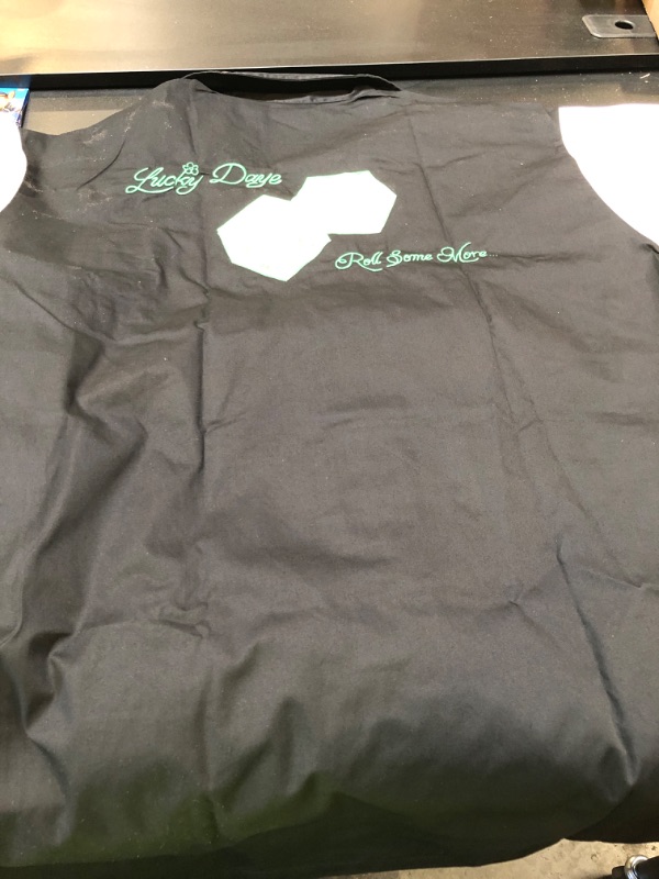 Photo 1 of LUCKY DAYE EXCLUSIVE ROLL SOME MORE BUTTON UP,BLK & WHT, L